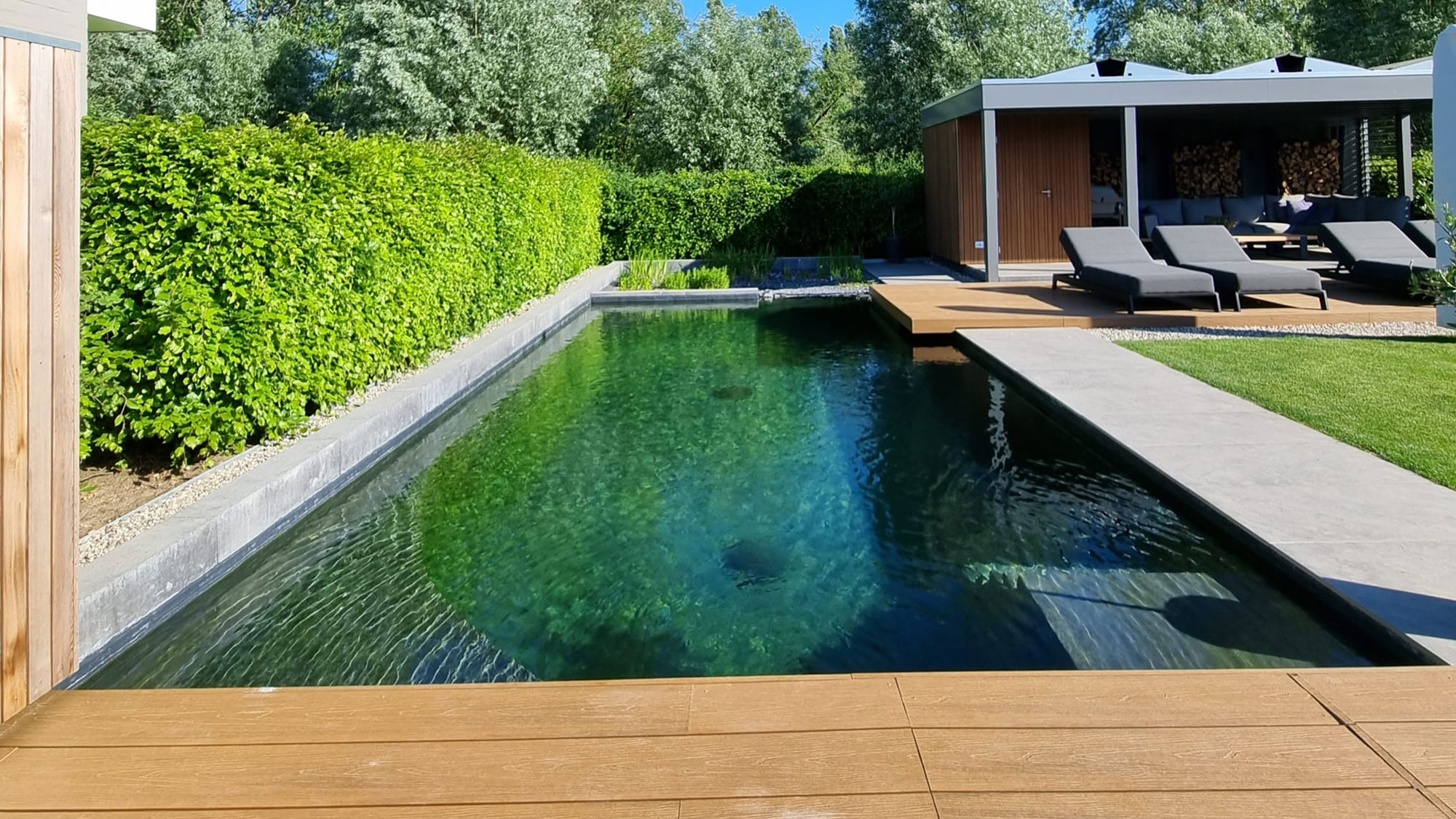 Voordeel duurzaam en milieubewust zwemvijver